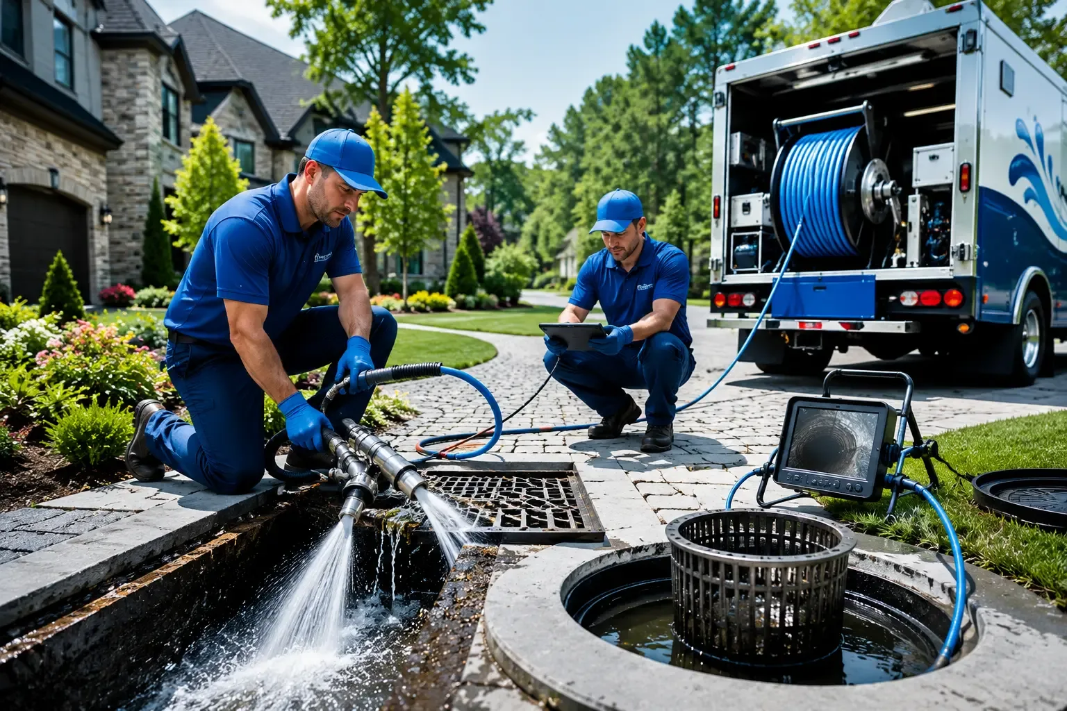 Local outdoor drain cleaning professionals in Russell, IL